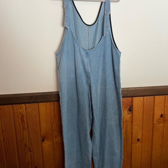Blue Denim Overalls - Picture 2 of 3